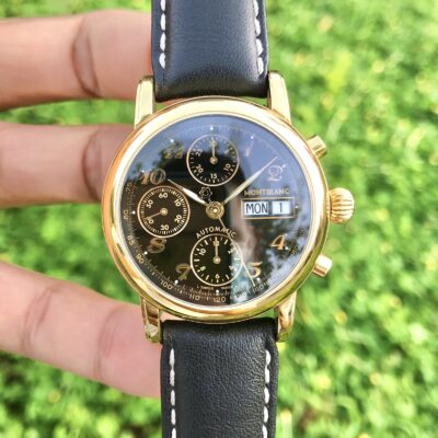 MONTBLANC MEISTERSTUCK CHRONOGRAPH GOLD-PLATED AUTOMATIC KAL. 4810 501