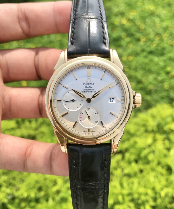 Omega Deville Coaxial Chronometer 18K Gold 39mm Power Resever 4632.31.31 46323131