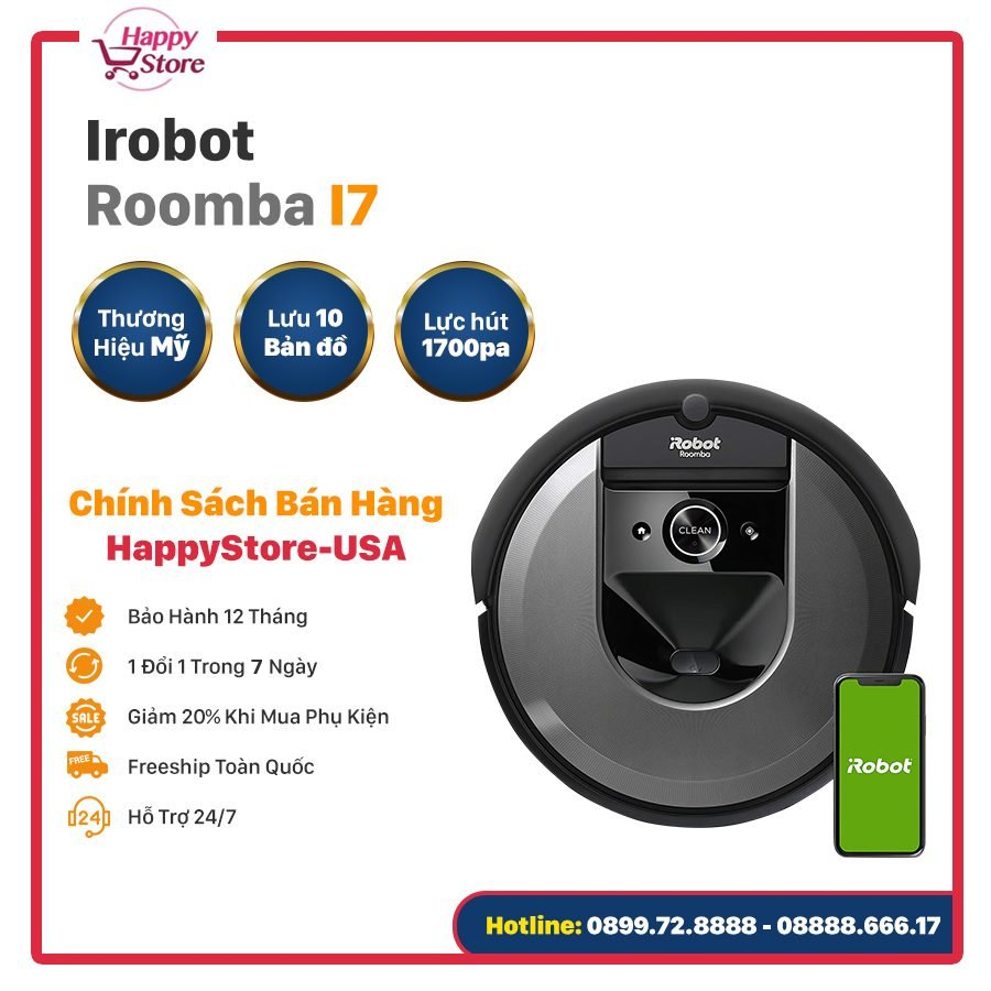 ROBOT HÚT BỤI IROBOT ROOMBA I7