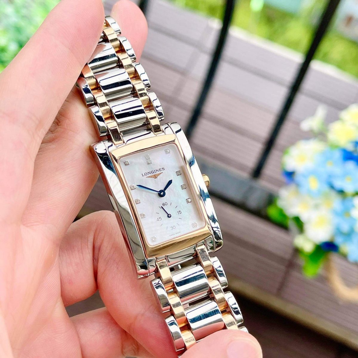 Longines Dolcevita Diamond Rectangular Watch L5.655.5.88.7 L56555887