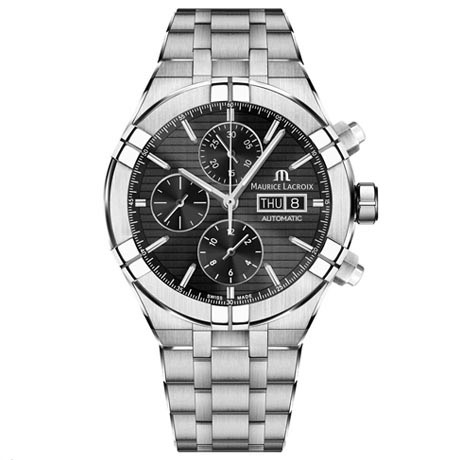 Maurice Lacroix Aikon Chronograph Automatic Black AI6038-SS002-330-1 AI6038SS0023301