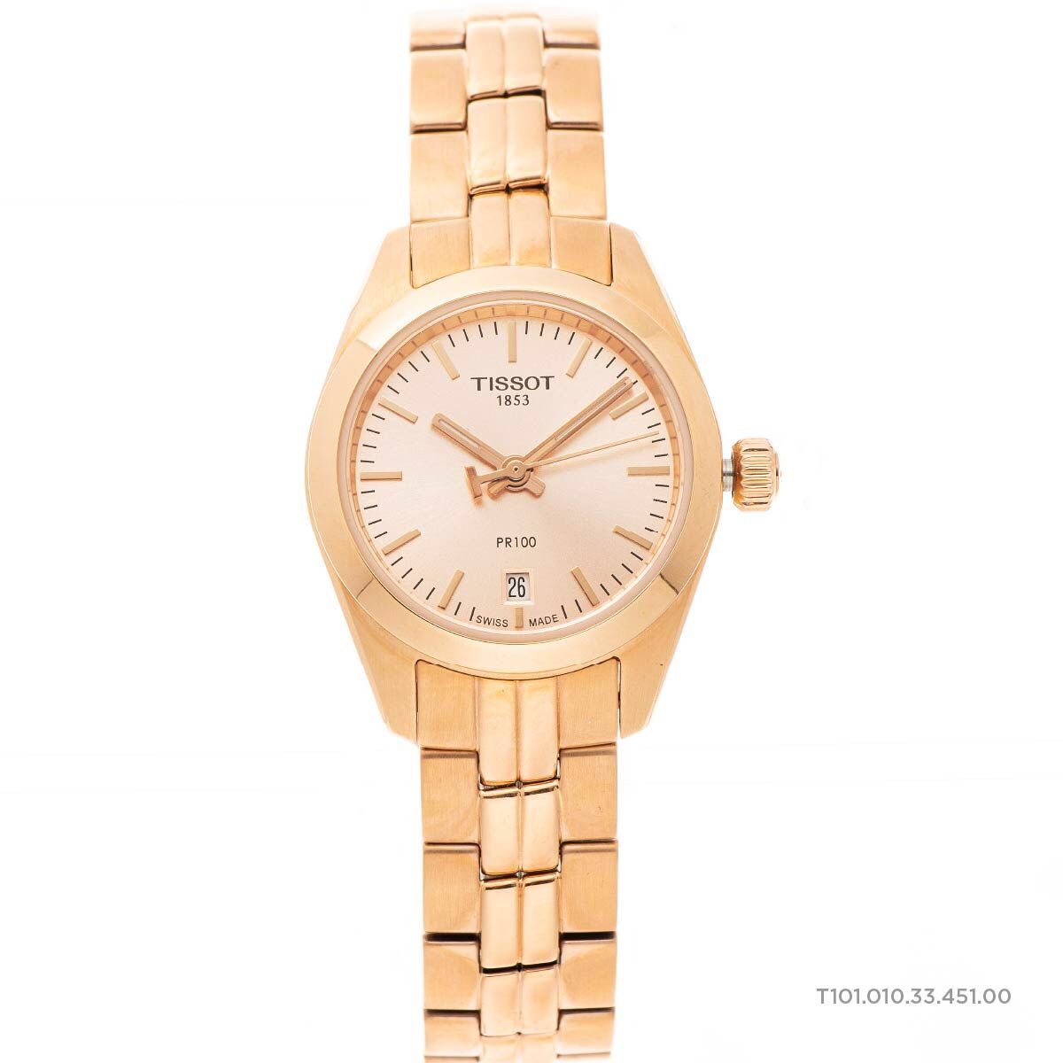 Tissot T-Classic Rose Gold PVD Dial Ladies Watch T1010103345100 T101.010.33.451.00