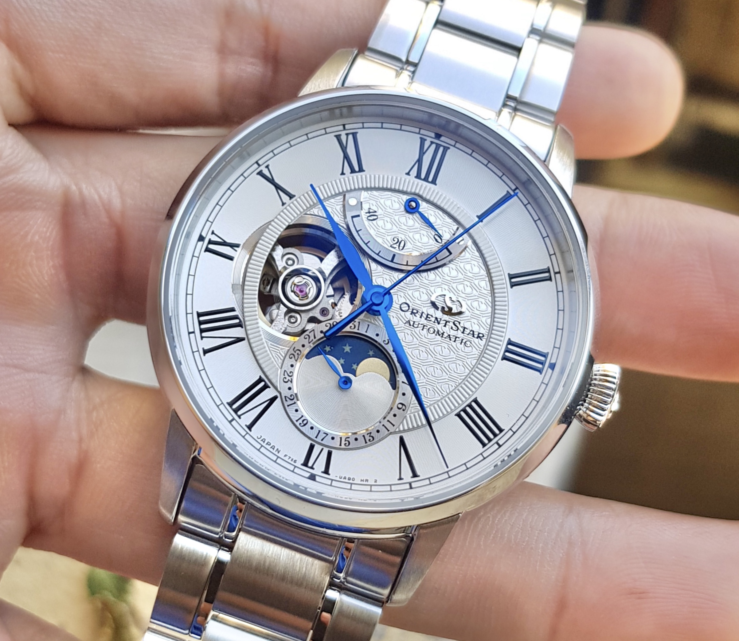 Orient Star RE-AY0102S00B Mechanical Moon Phase Classic REAY0102S00B