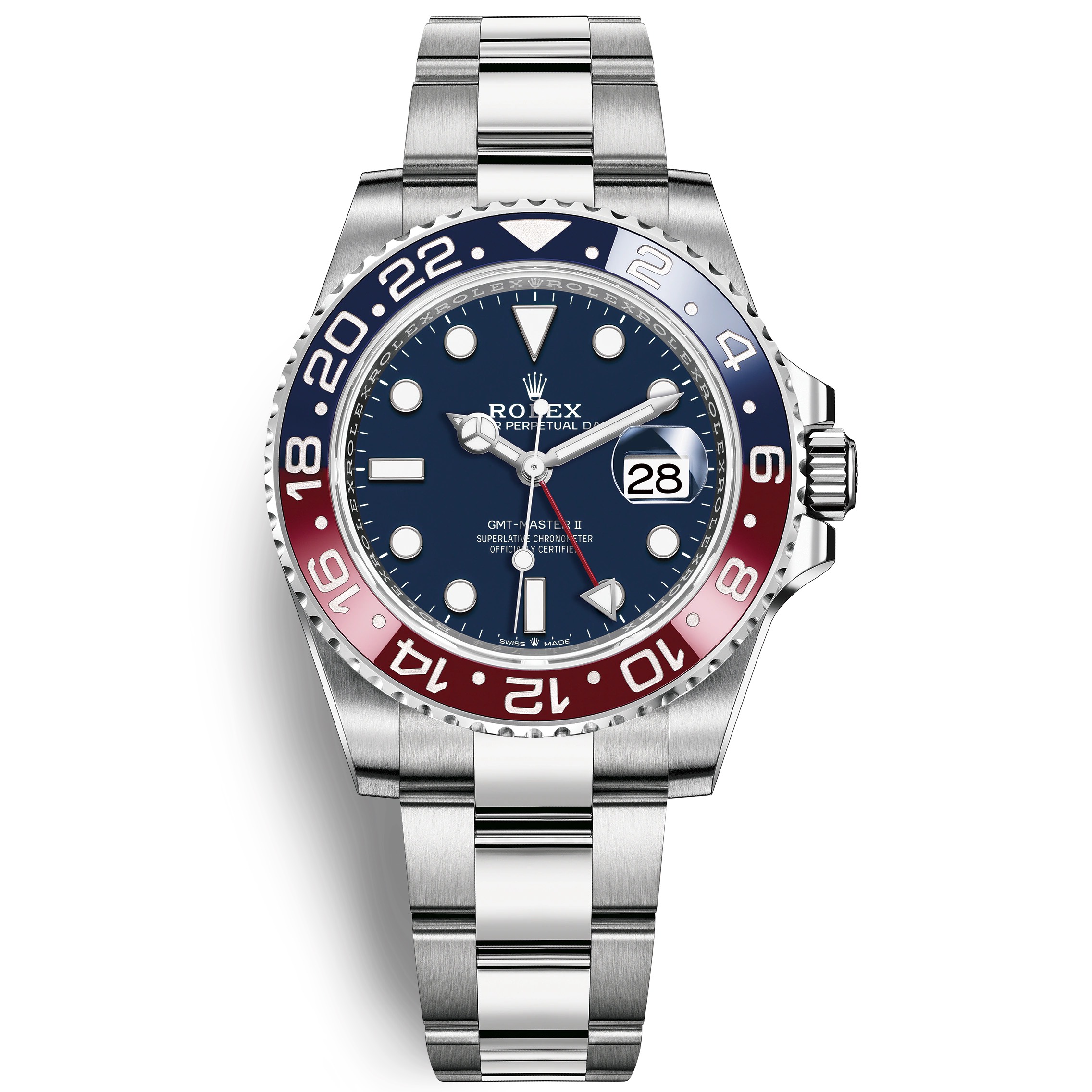 Rolex GMT-Master II 126719BLRO Pepsi Vàng Trắng