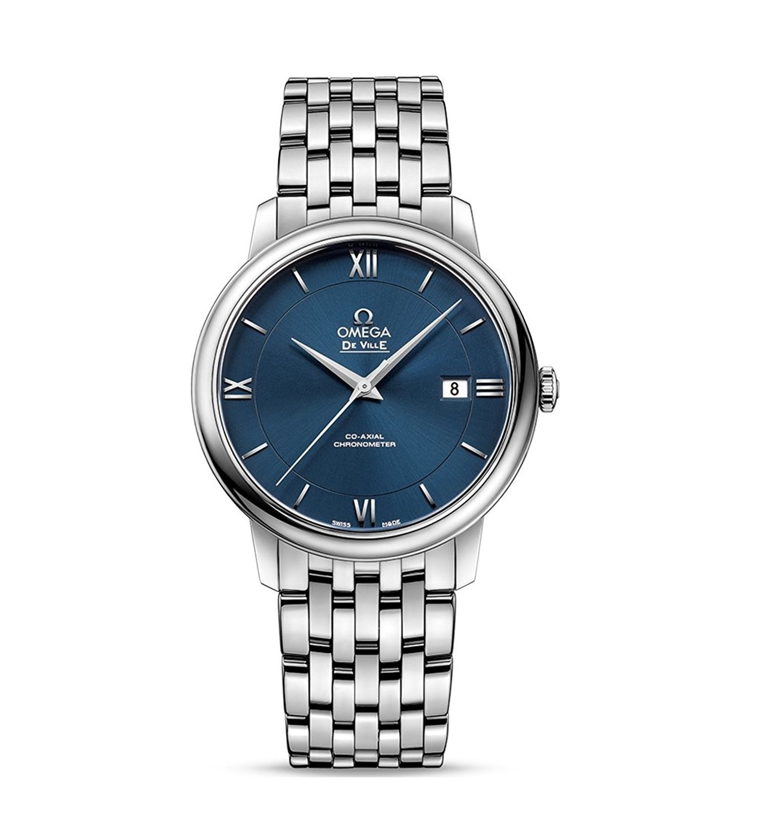 Omega De Ville Prestige Co-Axial Chronometer Blue 424.10.40.20.03.001 42410402003001