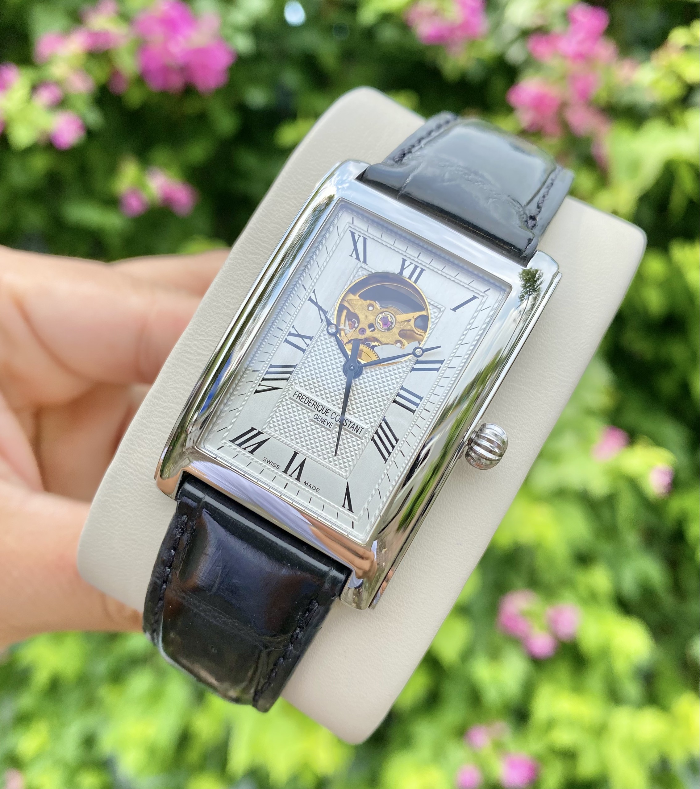 Frederique constant carree on sale heartbeat