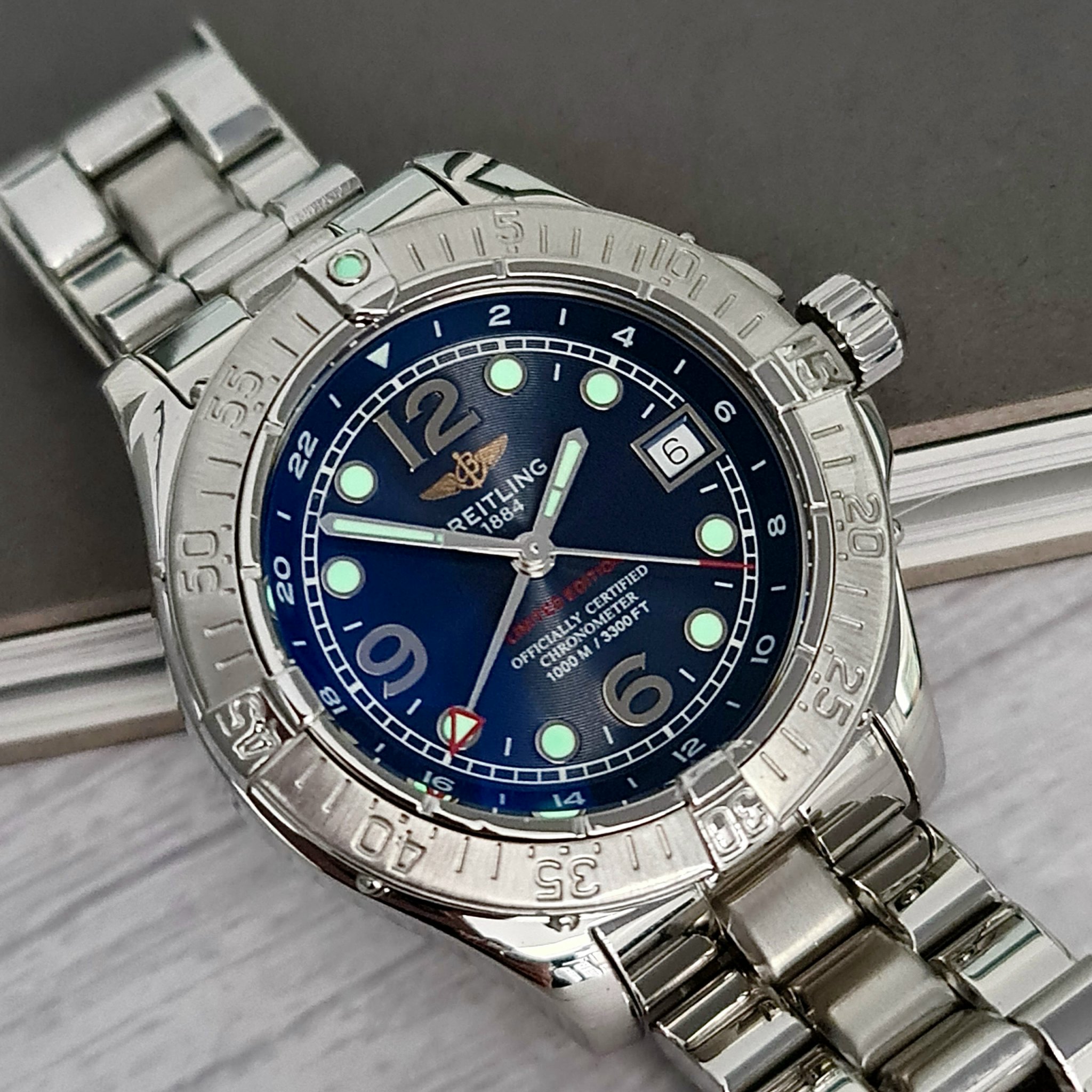 Breitling steelfish shop gmt limited edition