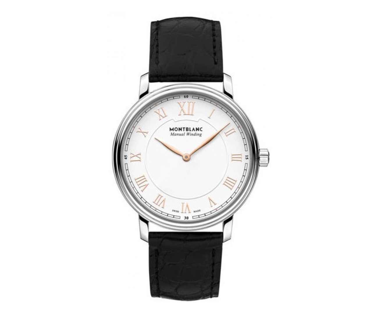 MONTBLANC Tradition Hand Wind White Dial Watch 119962