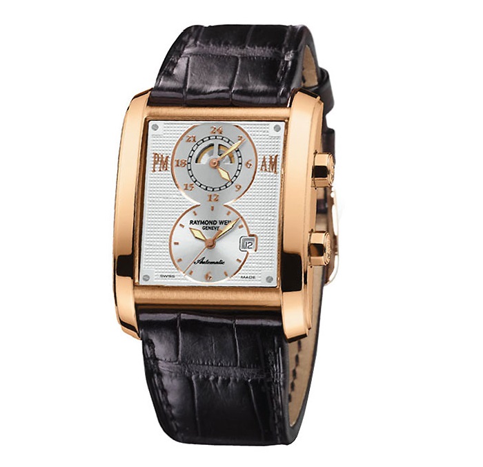 RAYMOND WEIL Don Giovanni Cosi Grande GMT 18 K Rose Gold Model 12898-G-65001 12898G65001