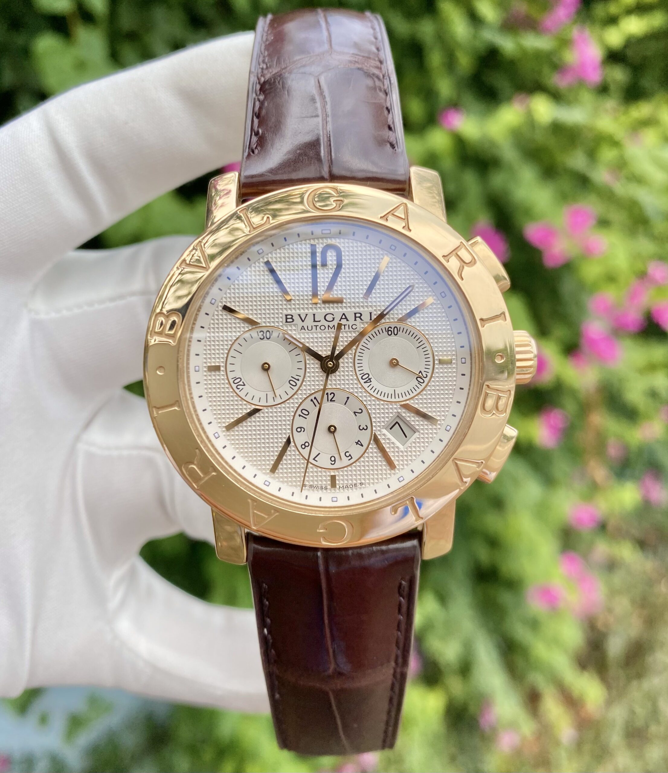 Bulgari Chronograph Automatic Gold BB 42 GL CH BB42GLCH