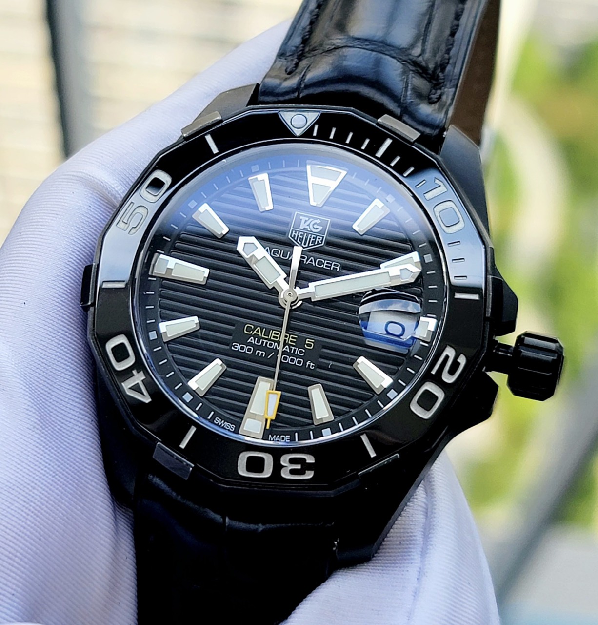 Tag Heuer Aquaracer Black Titanium WAY218A.FC6362 WAY218AFC6362