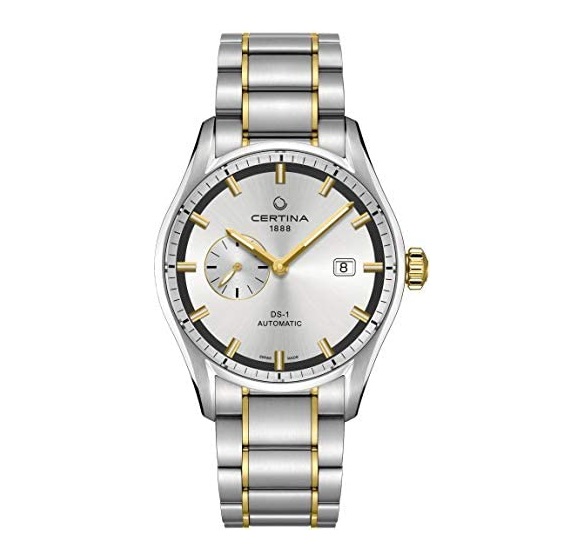 CERTINA DS-1 AUTOMATIC SILVER DIAL DÂY DEMI CHÍNH HÃNG C006.428.22.031.00 C0064282203100