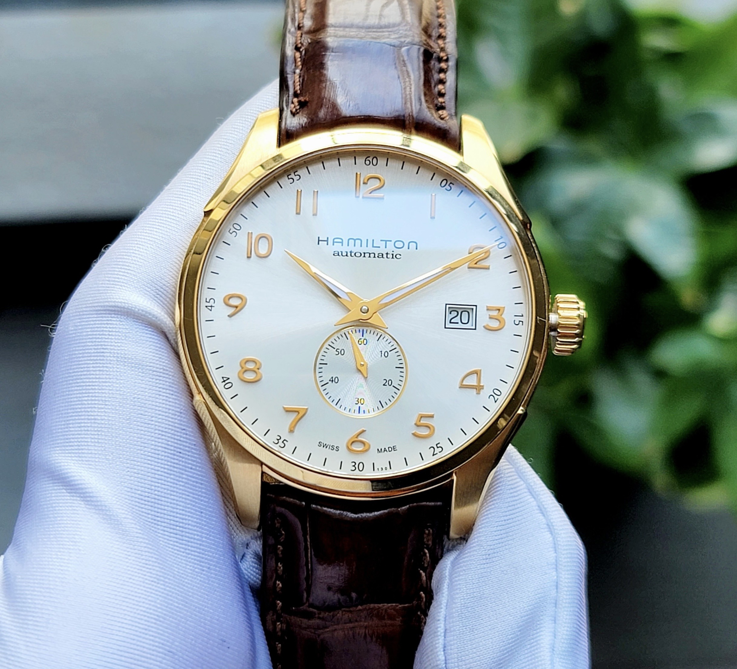 Hamilton jazzmaster clearance maestro small second