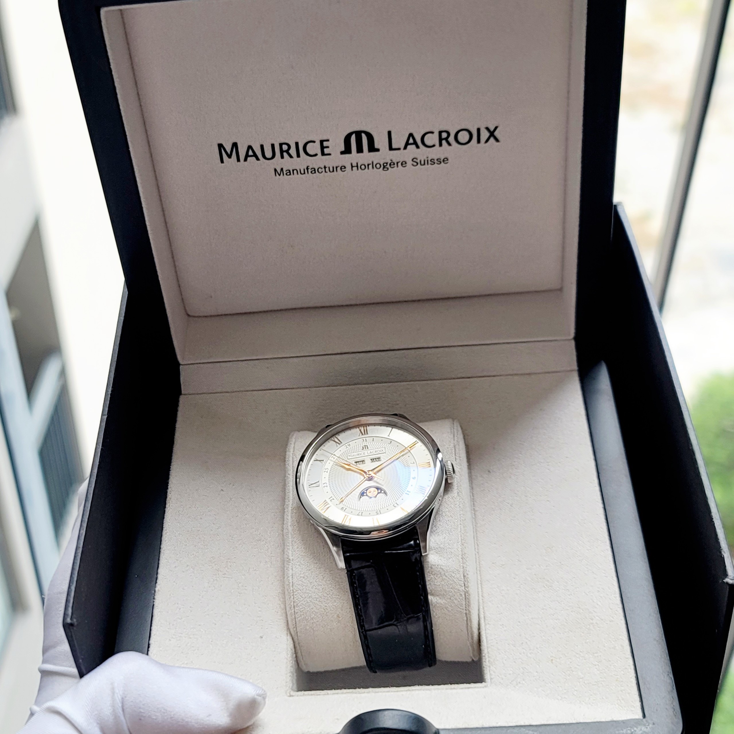 Maurice Lacroix Masterpiece Moonphase MP6607-SS001-1112 MP6607SS0011112