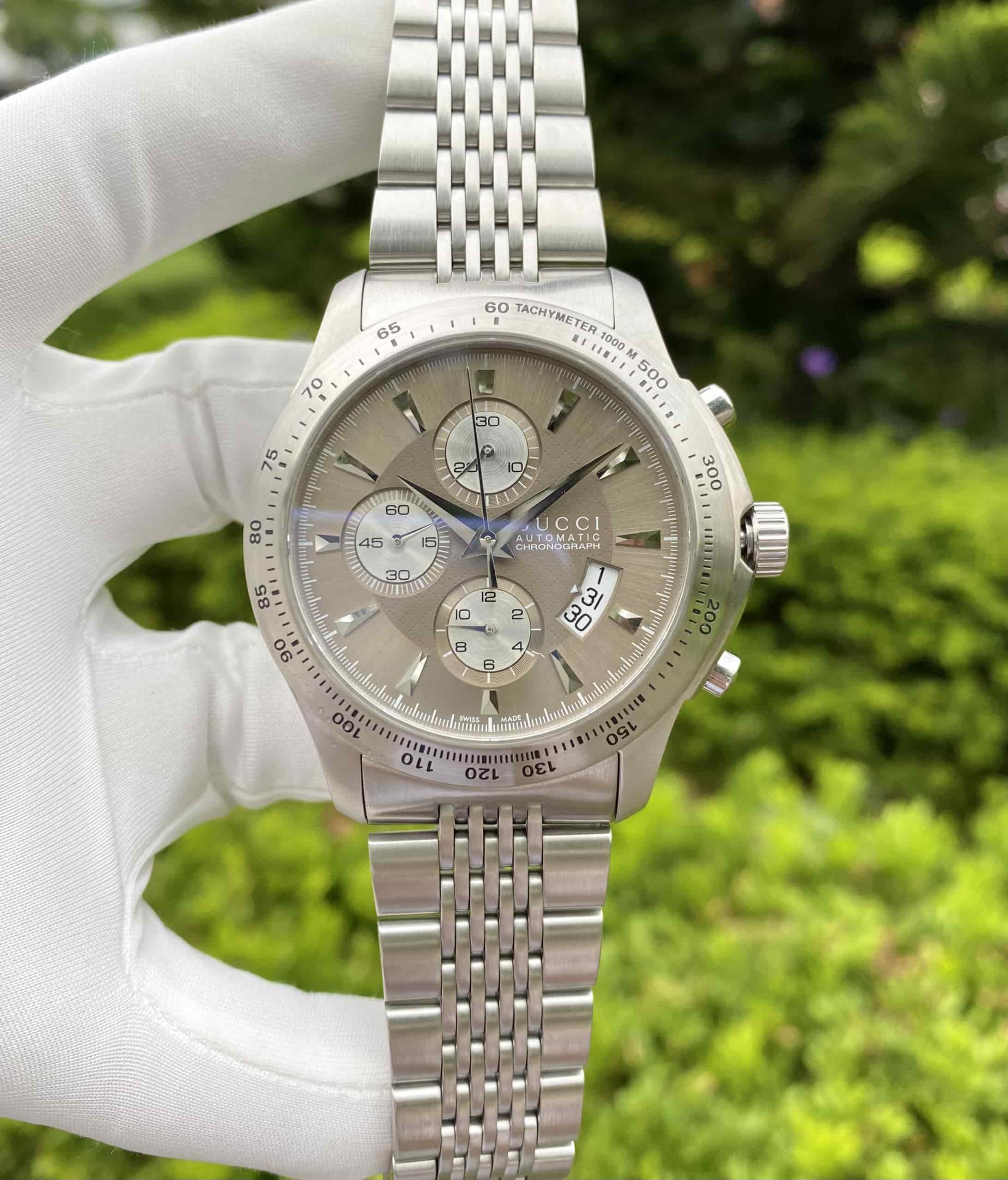 Gucci G-Timeless Chronograph Automatic Mens Watch YA126213
