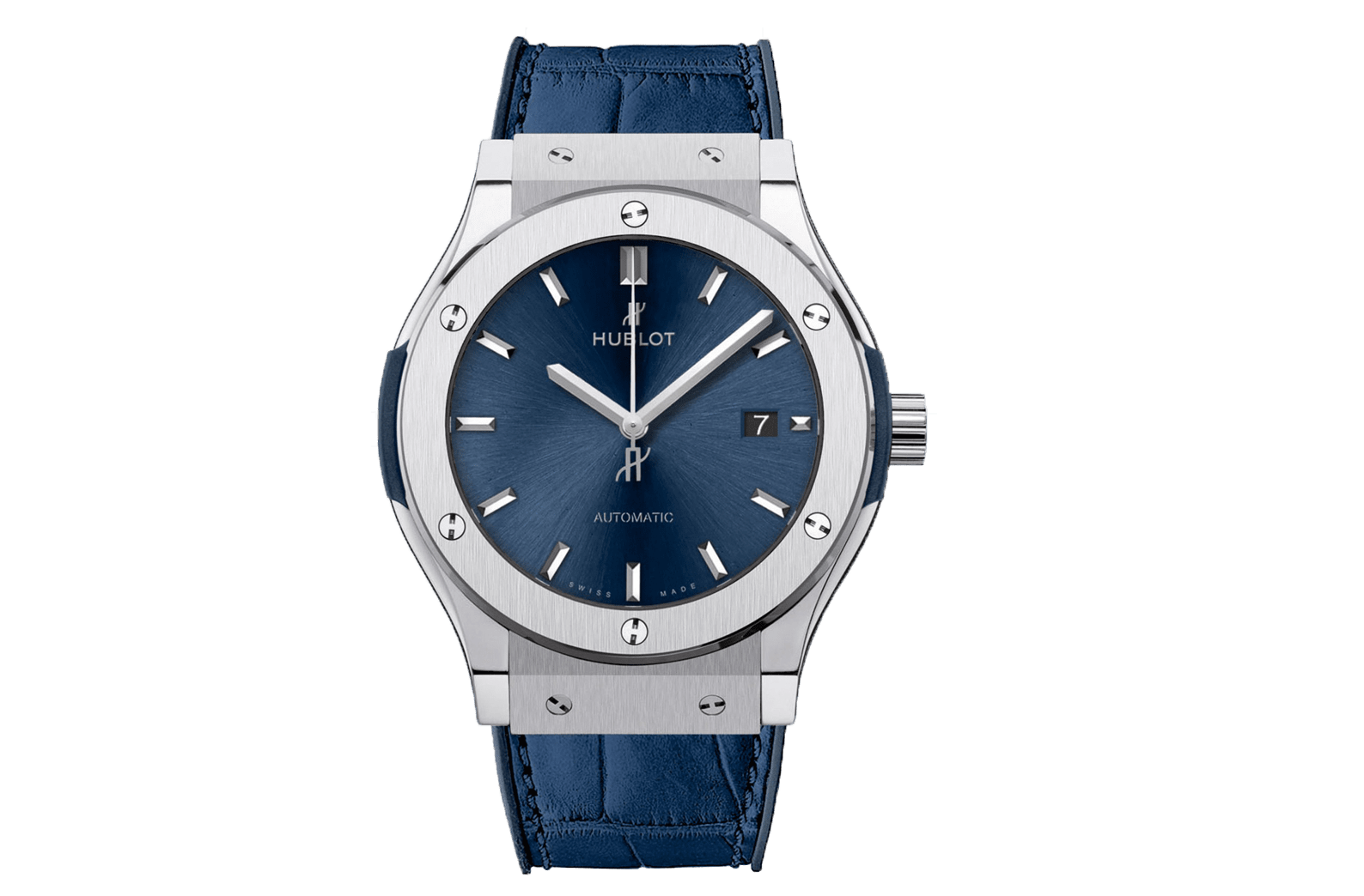 Hublot Classic Fusion Titanium blue Dial 542.NX.7170.LR 542NX7170LR