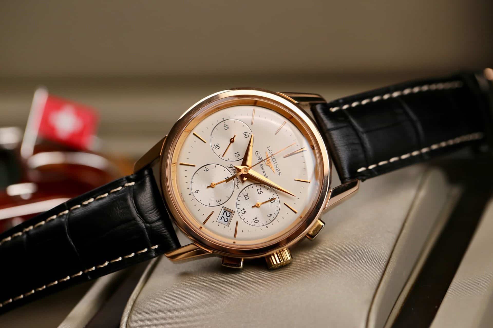 Longines flagship heritage on sale chronograph