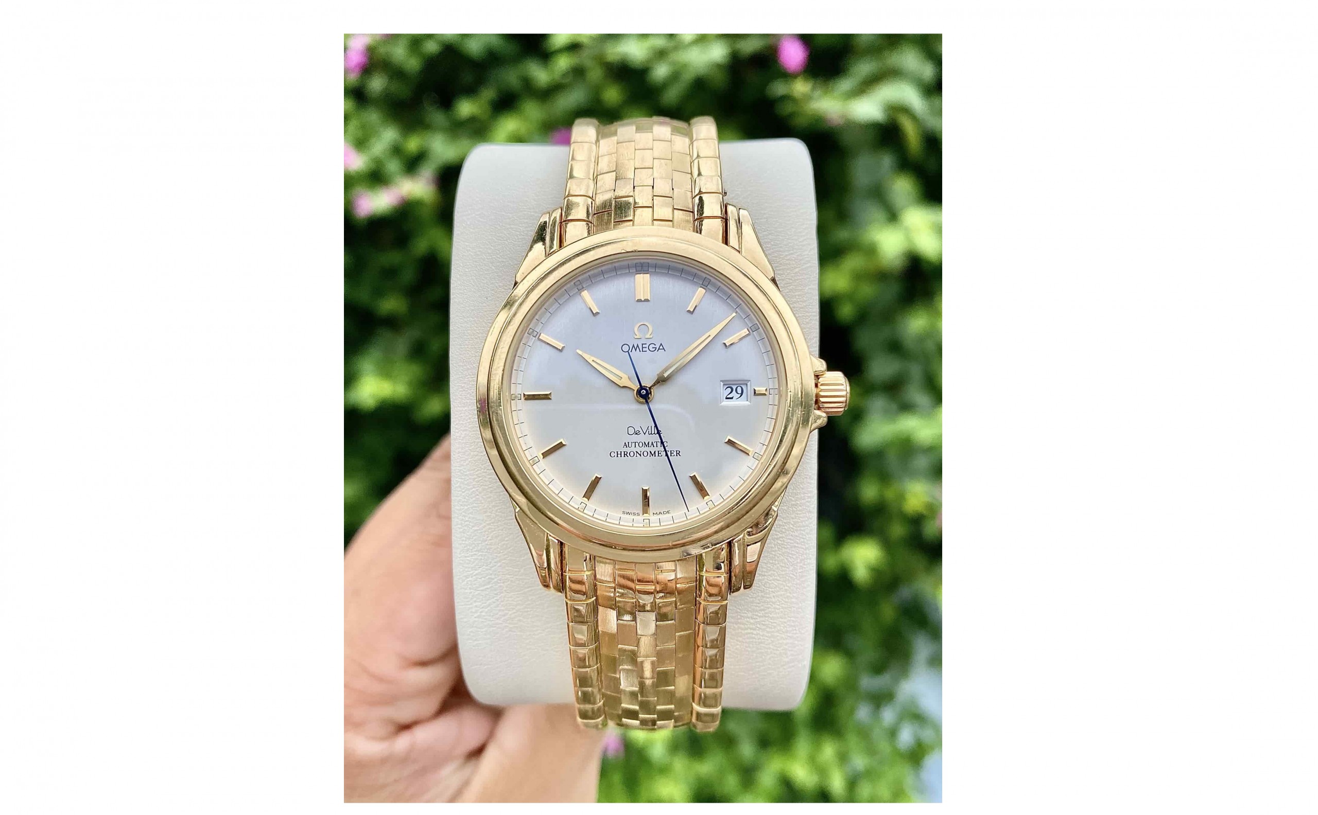 Omega De Ville Co-Axial 39mm Full Gold Bracelet 413.30.00 4133000