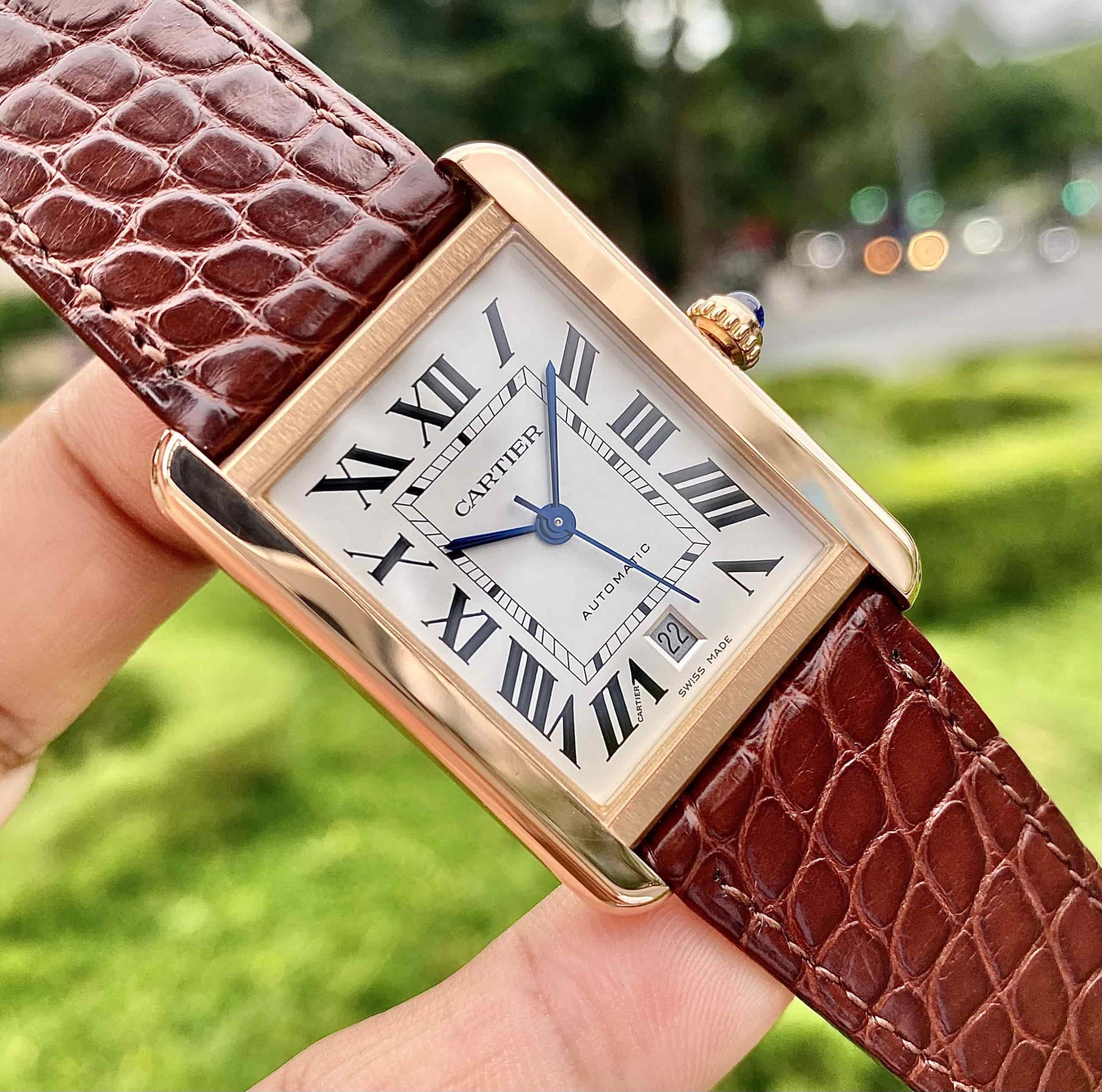 Cartier Tank Solo XL 18k Rose W5200026 3799 W52000263799