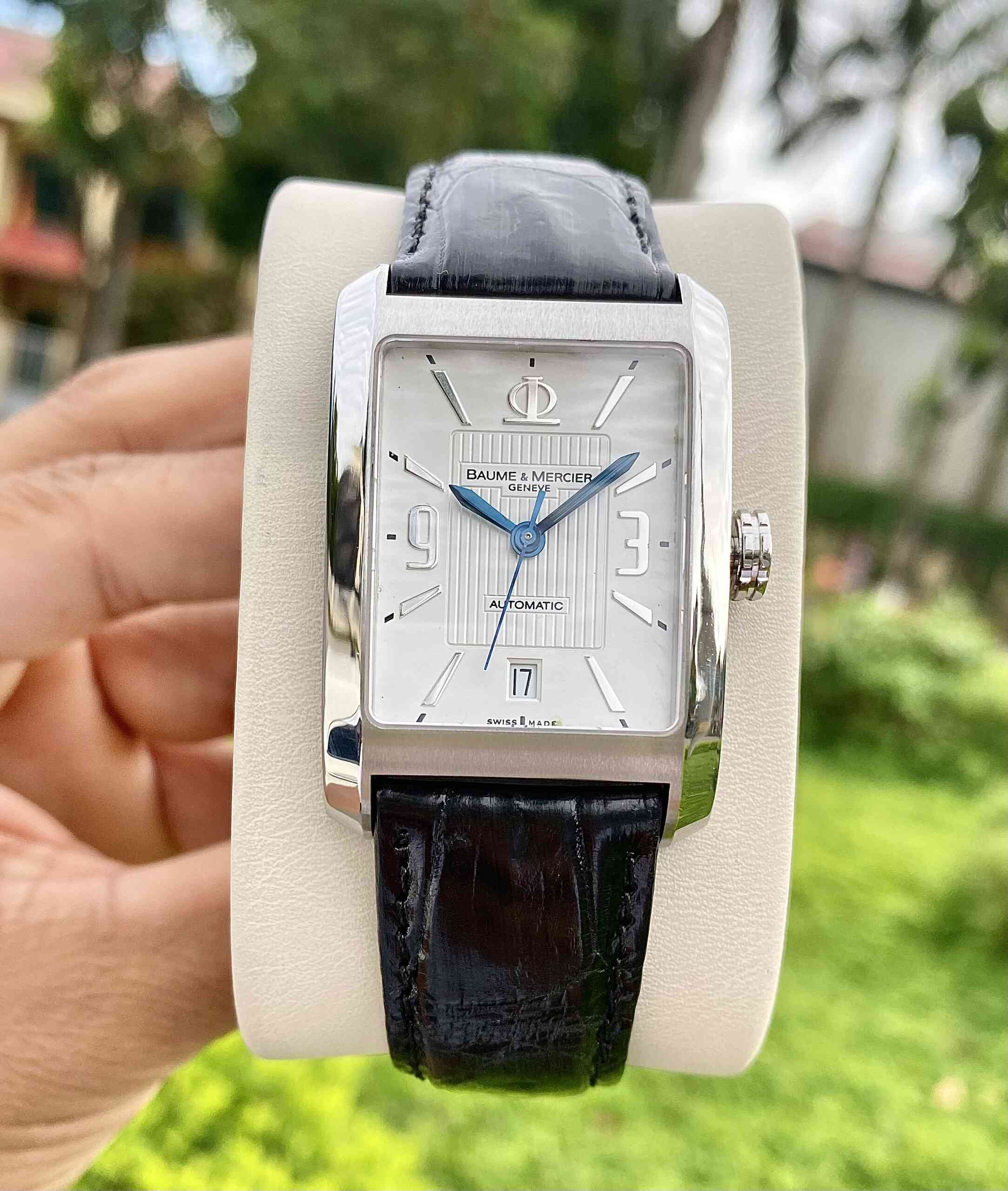 Baume & Mercier Hampton Automatic stainless steel gentleman's wristwatch, ref. 65650