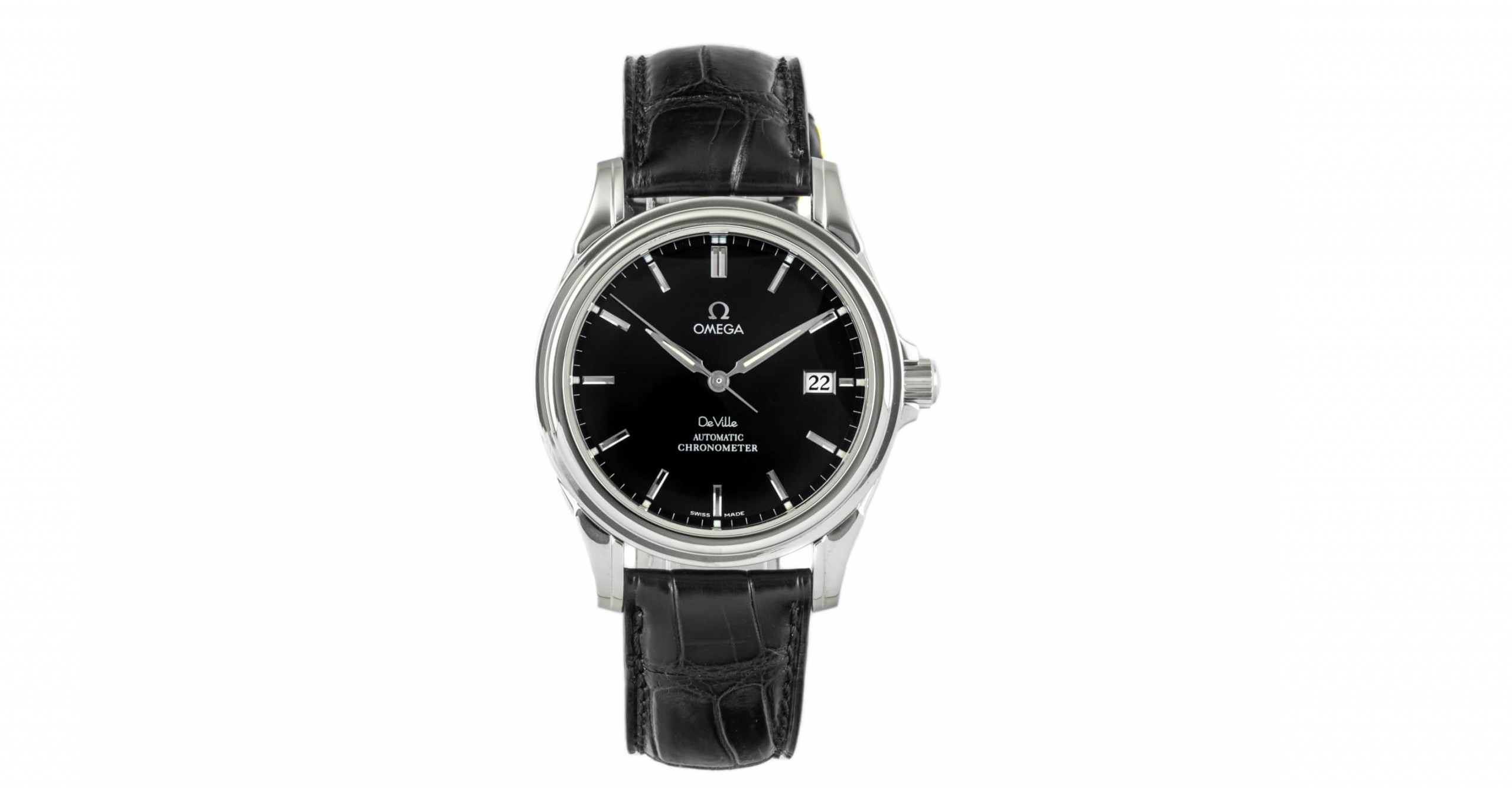 Omega DeVille Co-Axial Chronometer 38mm Automatic Black Dial Ref.4831.50.31 48315031