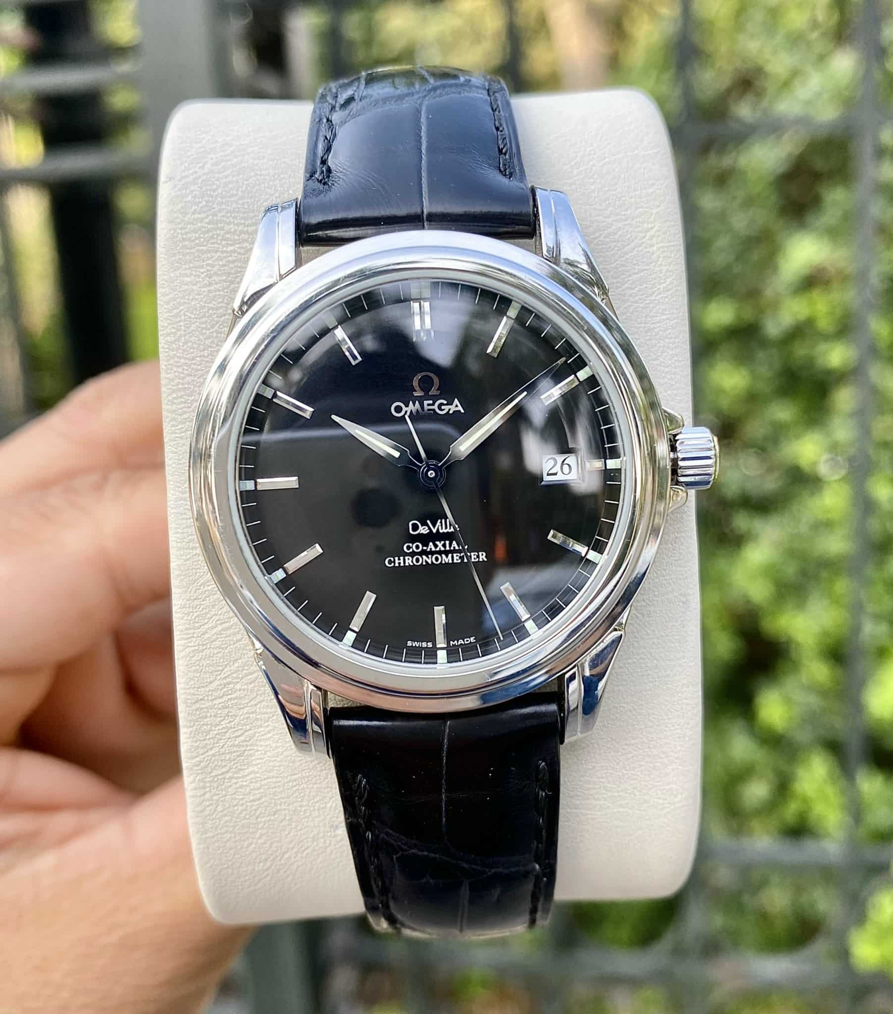Omega DeVille Co-Axial Chronometer 38mm Automatic Black Dial Ref.4831.50.31 48315031
