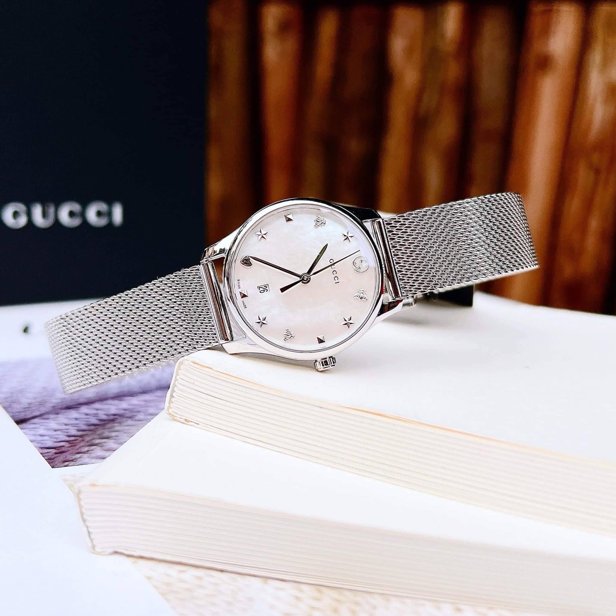 GUCCI G-Timeless Mother of Pearl YA126583