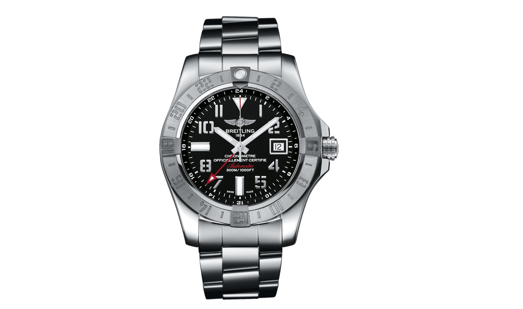 BREITLING AVENGER GMT II BLACK A32390