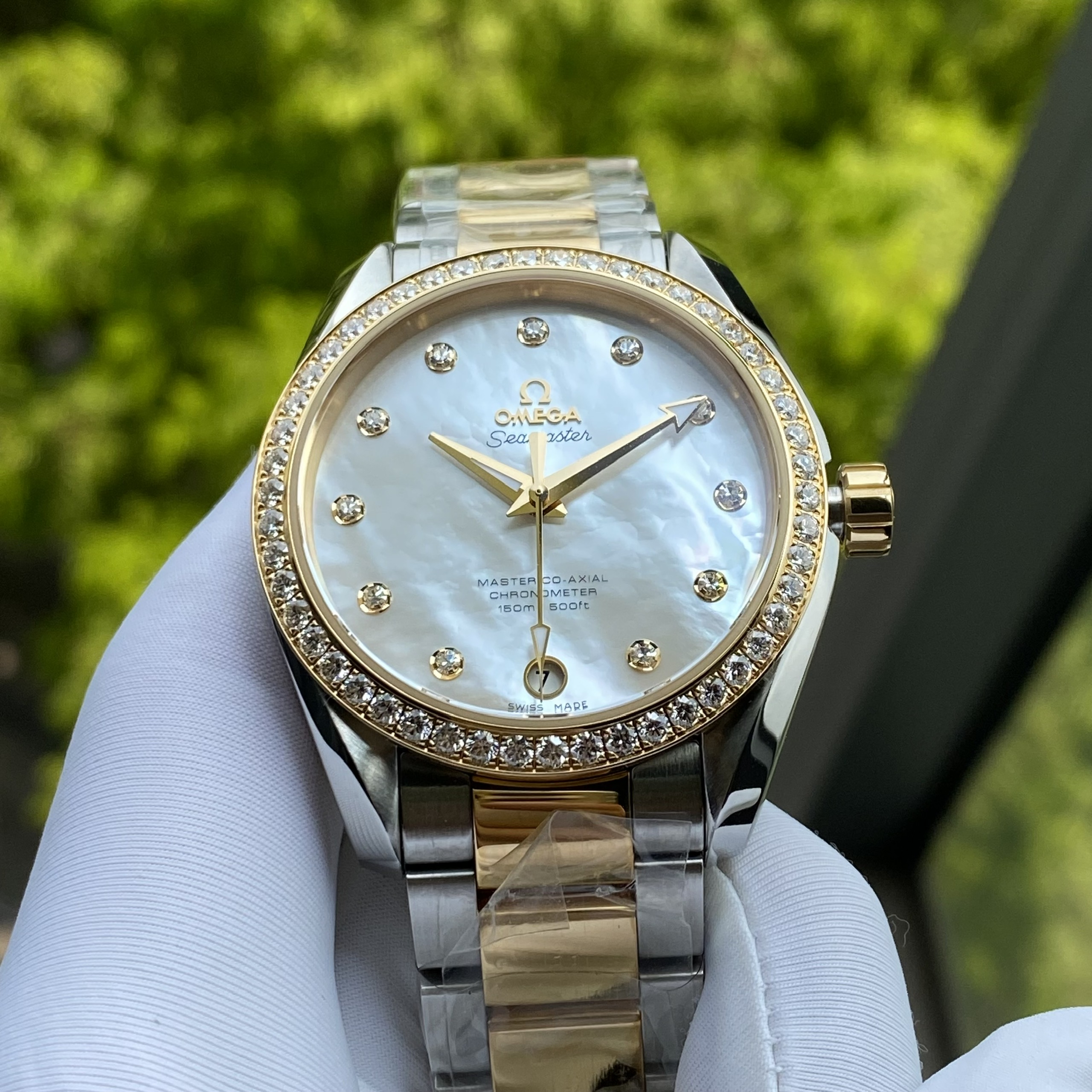 Omega Seamaster AquaTerra Diamond Benzel 231.25.39.21.55.002 23125392155002, 38.5mm Omega Seamaster AquaTerra Diamond Benzel 231.25.39.21.55.002 23125392155002, 38.5mm