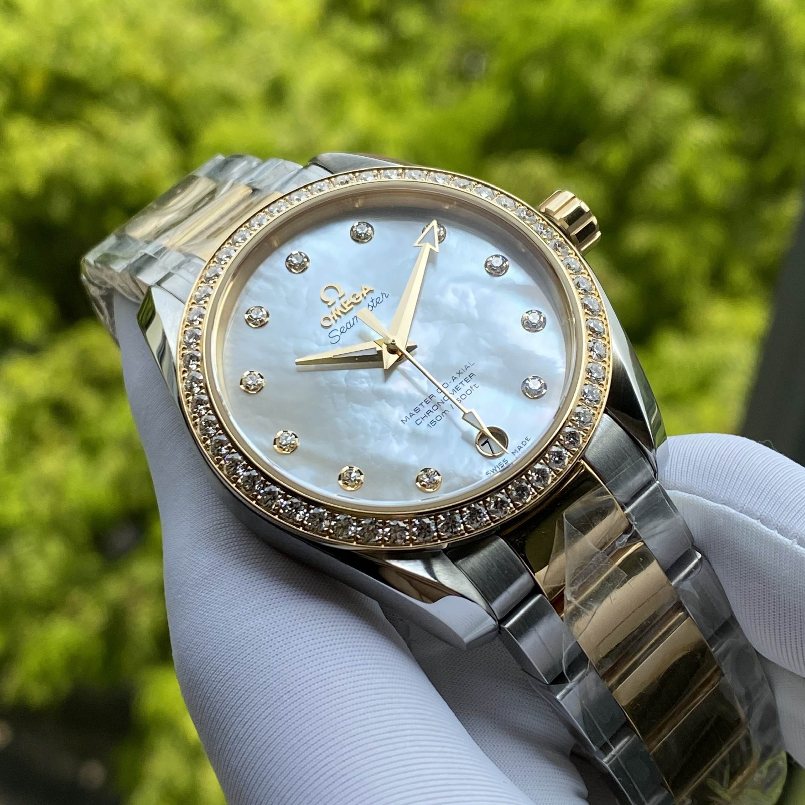 Omega Seamaster AquaTerra Diamond Benzel 231.25.39.21.55.002 23125392155002, 38.5mm Omega Seamaster AquaTerra Diamond Benzel 231.25.39.21.55.002 23125392155002, 38.5mm