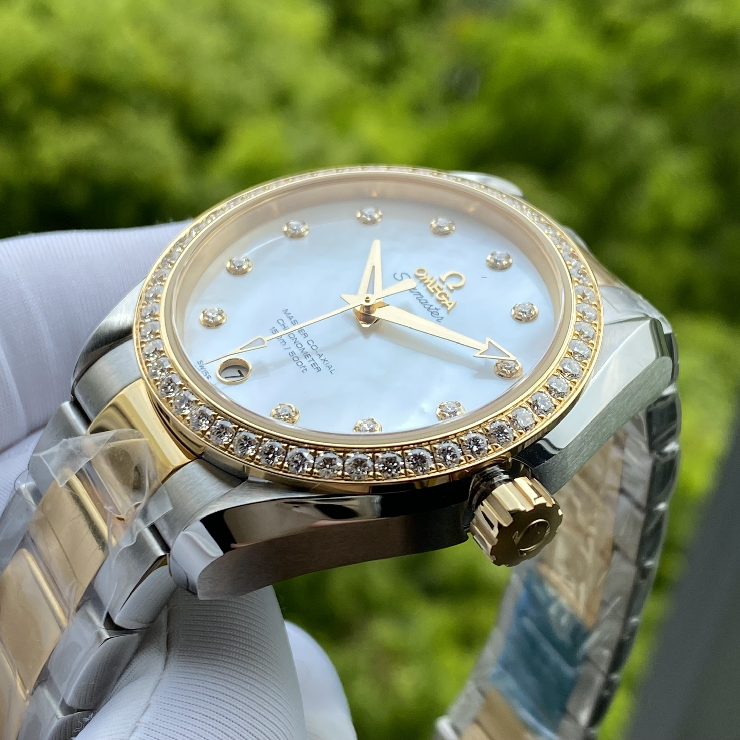 Omega Seamaster AquaTerra Diamond Benzel 231.25.39.21.55.002 23125392155002, 38.5mm Omega Seamaster AquaTerra Diamond Benzel 231.25.39.21.55.002 23125392155002, 38.5mm