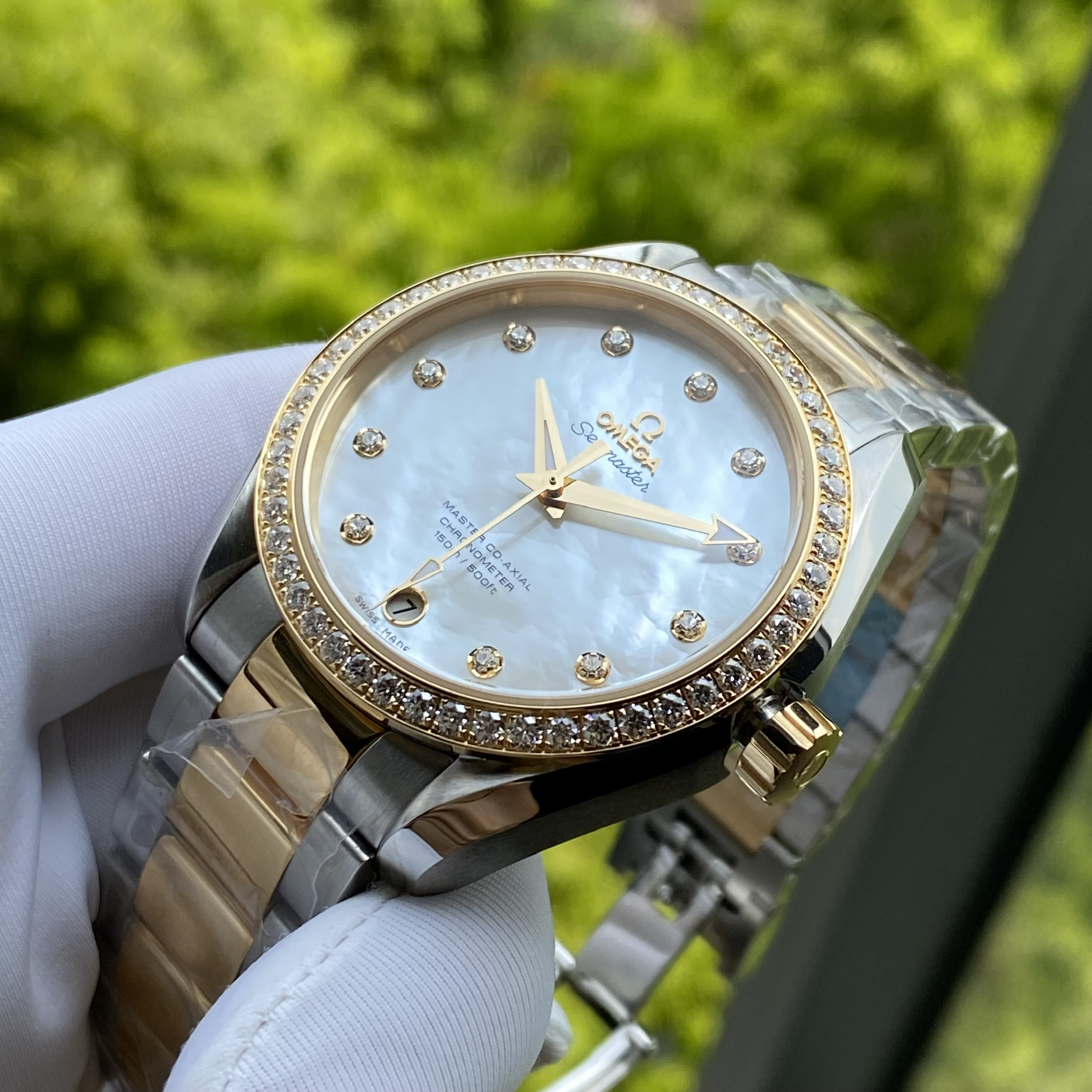 Omega Seamaster AquaTerra Diamond Benzel 231.25.39.21.55.002 23125392155002, 38.5mm Omega Seamaster AquaTerra Diamond Benzel 231.25.39.21.55.002 23125392155002, 38.5mm