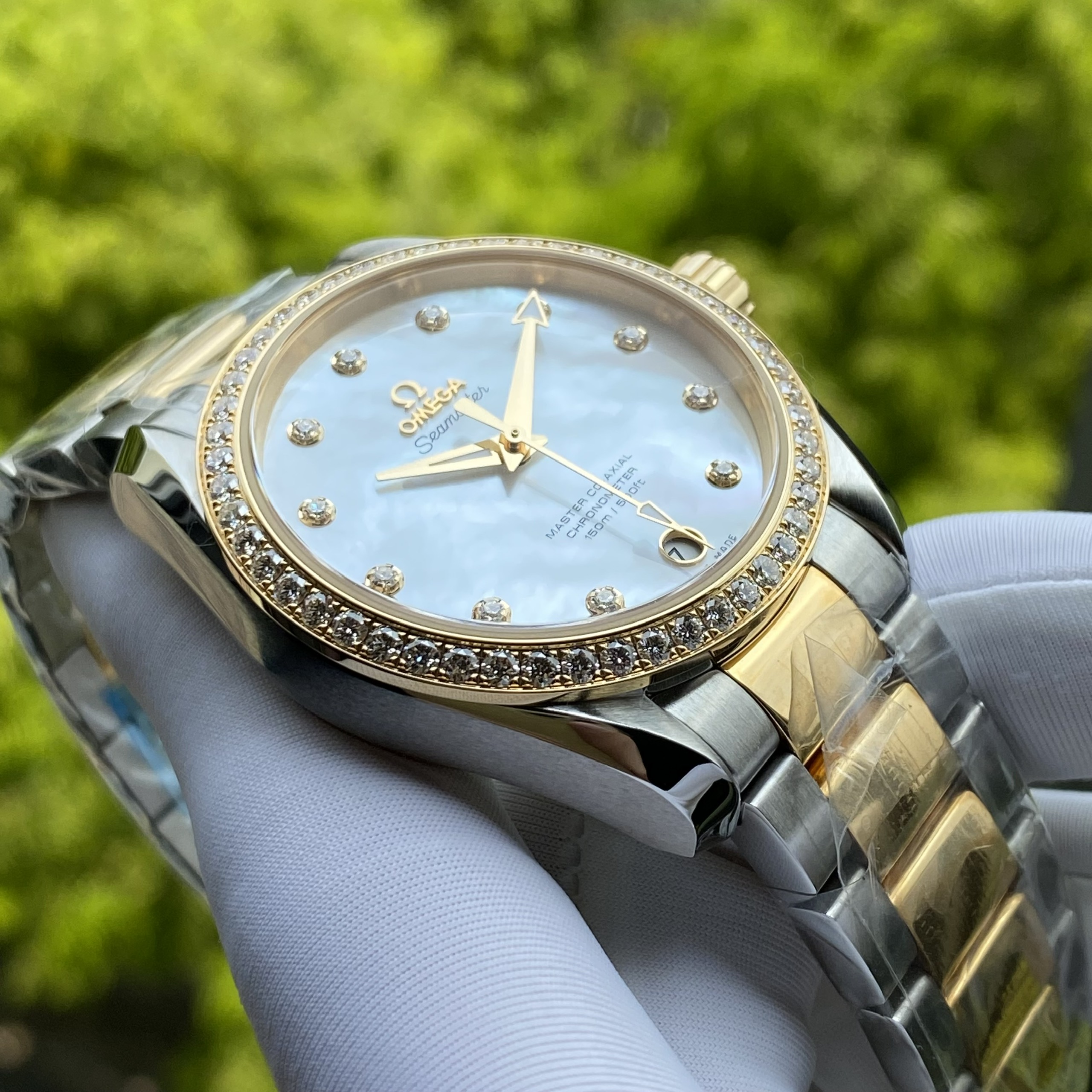 Omega Seamaster AquaTerra Diamond Benzel 231.25.39.21.55.002 23125392155002, 38.5mm Omega Seamaster AquaTerra Diamond Benzel 231.25.39.21.55.002 23125392155002, 38.5mm