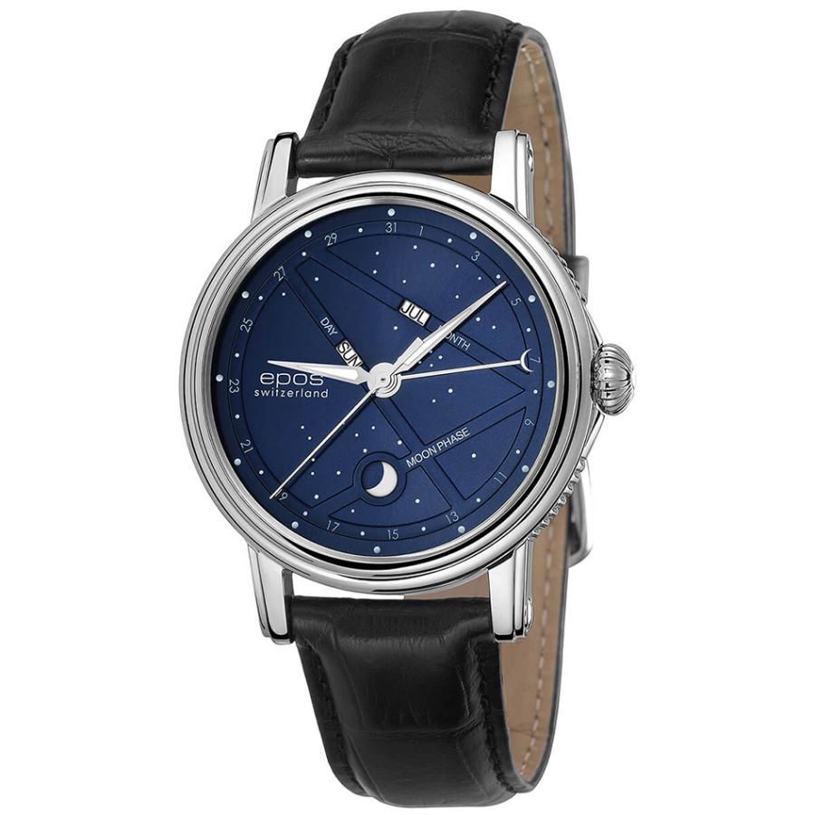 Epos Moonphase Blue E-3391.832.20.16.25 E3391832201625